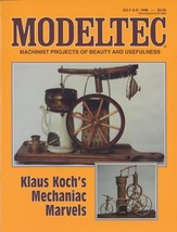 MODELTEC Magazine July 1998 Railroading Machinist Projects - $9.89