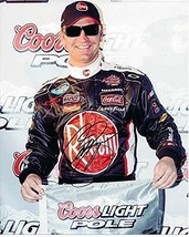 Autographed 2011 Clint Bowyer #33 Rheem Racing Coors Light Pole Award Signed 8X1 - £33.93 GBP