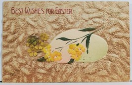 Easter Eggs Greetings Best Wishes Embossed 1908 Janesville Wis Postcard L20 - £3.13 GBP