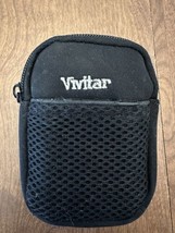 Vivitar Camera Case Bag Compact Soft Pouch Black With Belt Loop No Strap Vintage - $4.59