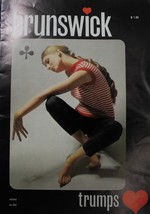 Brunswick Trumps 1960s Knitting Pattern Book Arty Photos Jack Malaise No... - $23.76