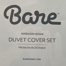 Bare Home Duvet Cover Queen Size Oversized Premium 1800 Super Soft Duvet... - $19.37