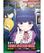 DVD HIGH SCORE GIRL Season 1+2 Vol.1-21 END+3 OVA English Dubbed All Reg... - £47.10 GBP