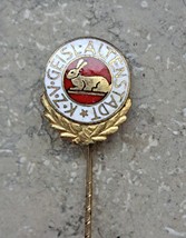 Concentration Camp Altenstadt Geislingen Rabbit Breeding Club Honor Pin ... - $16.83
