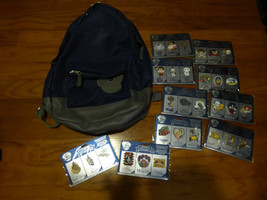 Disney Trading pins DS 30th Anniversary Backpack &amp; all 10 weeks of pins - £258.35 GBP