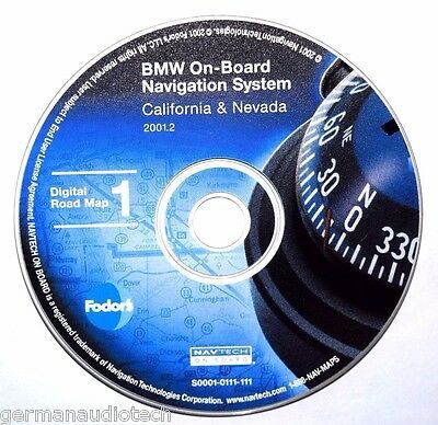 Primary image for BMW NAVIGATION SYSTEM CD DIGITAL ROAD MAP CALIFORNIA NEVADA DISC 1 2001.2 MK3