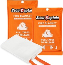 An item in the Sporting Goods category: Fire Blanket For Home And Kitchen, School, Fireplace, Grill, Car, Office, And
