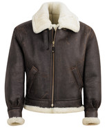 Classic B-3 Sheep skin Leather Bomber Jacket - $143.99+