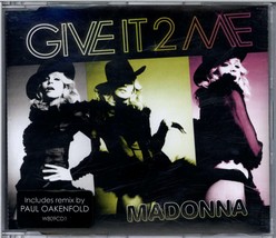 Madonna - Give It 2 Me 2008 Eu CD1 Pharrell Williams, Remixed By Paul Oakenfold - $12.41