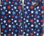 2 Same Cotton Kitchen Terry Towels(16&quot;x26&quot;) PATRIOTIC,SHINING STARS ON B... - £12.44 GBP