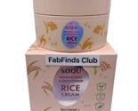 Korean SOQU Rice Face Cream 2.48oz Moisturizing &amp; Brightening New Boxed - $21.76