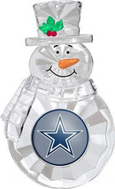 Dallas Cowboys Snowman Ornament - NFL - £9.29 GBP