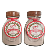2 Pack McSteven&#39;s Hot Chocolate Milk Chocolate Jars - Glass Bottles - £20.33 GBP