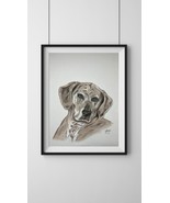Custom Handpainted Original Pet Portrait, Dog Memorial, Cat Portrait - $78.21 - $147.51