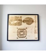 Harry A. Gampel Pavilion Architectural Blueprint Art, Vintage Stadium Se... - €29,24 EUR