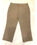 Windham Pointe Men&#39;s Flat Front Khaki Tan Pants Size 40&quot; x 30&quot; - $19.53 CAD