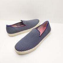 ROTHY'S Shoes Womens Size 11 Riviera Pinstripe Blue Slip On Casual - $26.99
