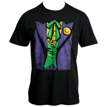 DC Comics Batman The Joker Costume Design T-Shirt Black - £14.30 GBP