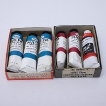 Vtg New Old Stock Artist Oil Color Paint Tubes Weber Malfa Bellini &amp; More G - £69.70 GBP