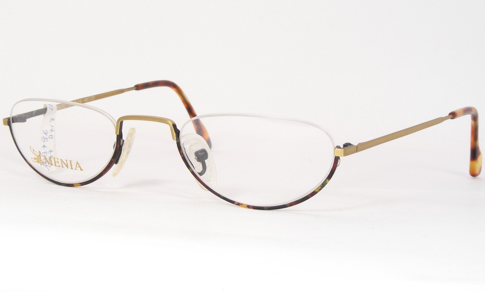 Vintage MENIA MOD 35 C 14 MULTICOLOR UNIQUE RARE EYEGLASSES GLASSES 48-2... - $59.40