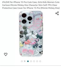 Mickey &amp; Minnie Mouse iphone 15 Pro - £3.98 GBP