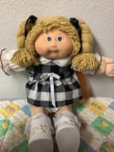 Vintage Cabbage Patch Kid HTF HM#5  Butterscotch Hair Girl  P &amp; R Blue Eyes 1986 - £199.37 GBP