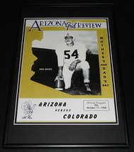 October 11 1958 Arizona vs Colorado Football Framed 10x14 Poster Official Repro - £39.65 GBP
