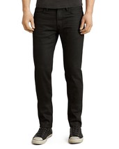 John Varvatos Star Bowery Slim Straight Fit Jeans Jet Black Sz 38 NEW NWT - $36.62
