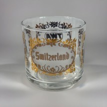 Vintage TWA Airlines The world of Switzerland Drinking glass tumbler - £19.02 GBP