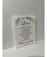 Love Is Patient Love Is Kind Canvas Wall Art - $323.62 MXN