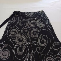 Suzie In The City Skirt Women’s XL Stretch Knit Pull On Flare Skirt Made In USA image 11