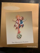 HALLMARK ORNAMENT - The Mistletoe Fairies - CLUB EXCLUSIVE - 2003 - $7.38