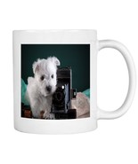 Puppy Photographer cute double sided 11 ounce coffee mug - £12.56 GBP