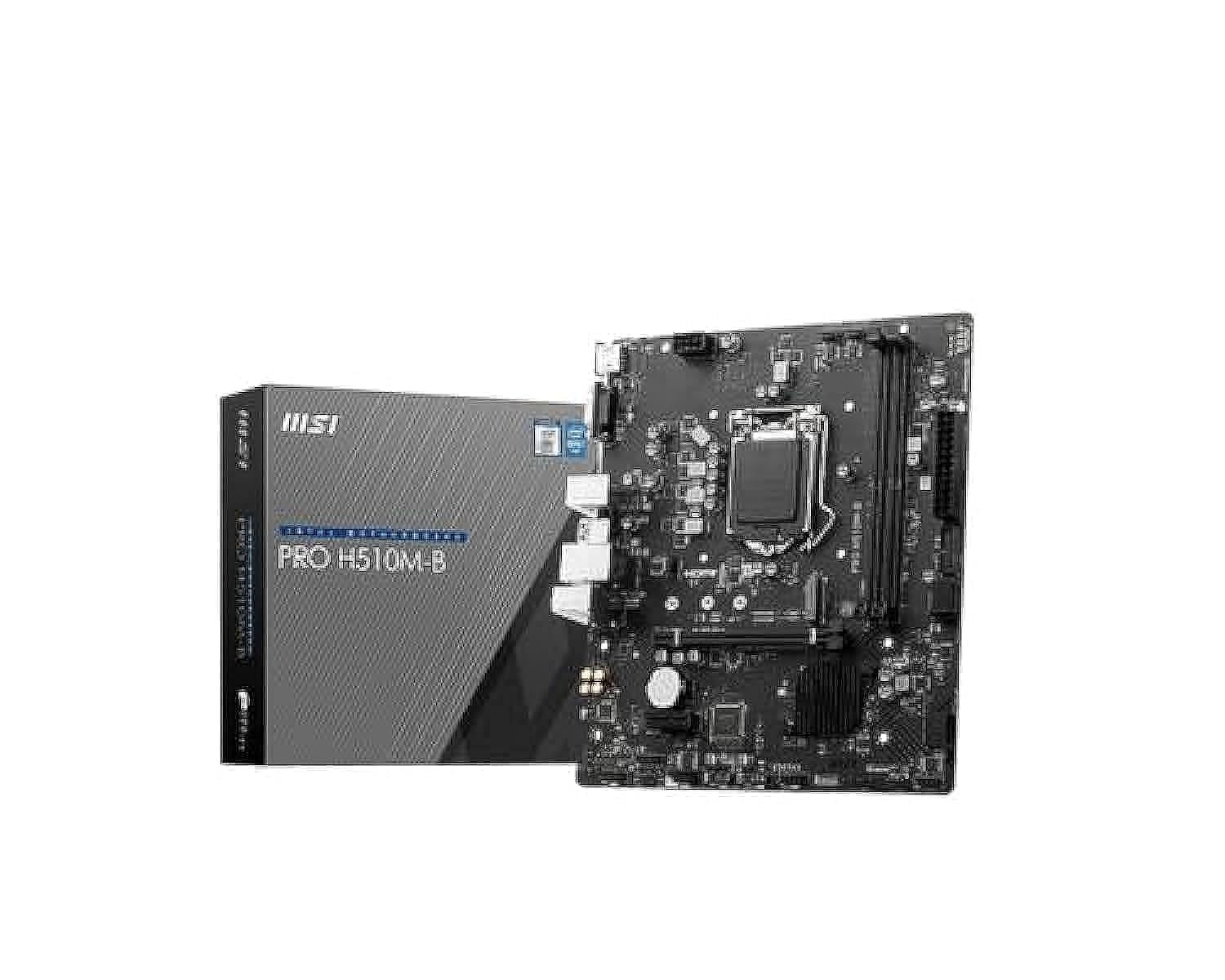 MSI PRO H510M-B Desktop Motherboard - Intel H470 Chipset - Socket LGA-12... - $82.88