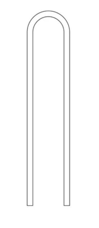 Orbit 1/4” Universal Metal Loop Stakes, Use with 1/4” Tubing, Qty 10 - $4.95