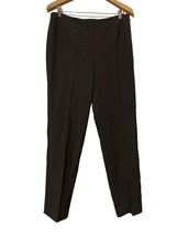 Talbots Dress Pants Womens Size 10 Dark Gray Bootcut UnLined Work Wear - $19.79
