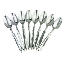 8 x Oneida Berkshire Teaspoons Spoons Stainless 18/10 Glossy 6” Spoon Fl... - $647.70 MXN