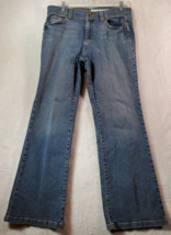 DKNY Bootcut Jeans Womens Size 12 Blue Denim Cotton Pockets Medium Wash Casual - £14.04 GBP