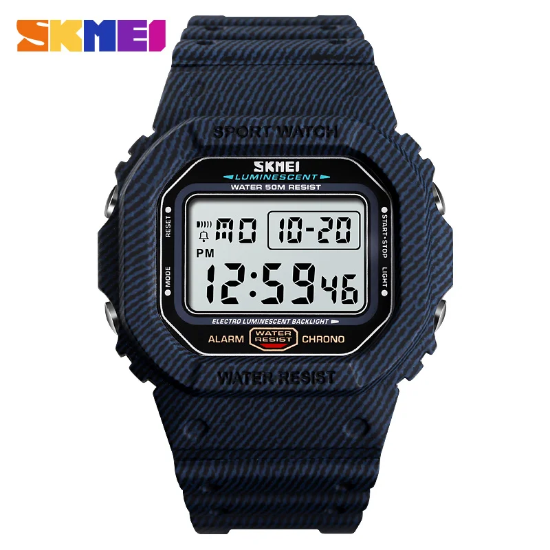  1471 5Bar Waterproof Alarm Clock boy  Fashion   masculino Outdoor  Watch Men Di - £54.18 GBP