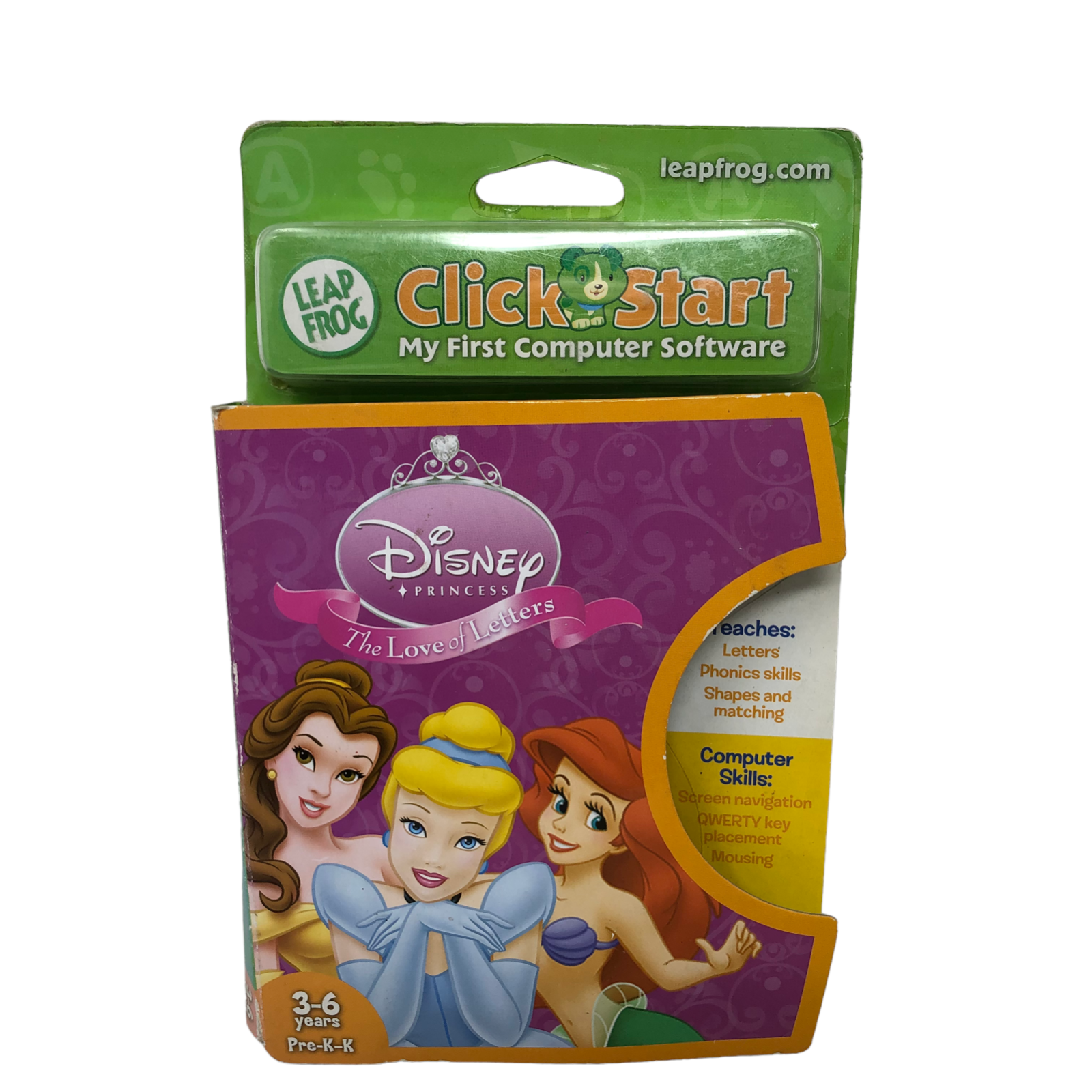 NIP LeapFrog Educational ClickStart Cartridge - Disney Princess Love of Letters - $19.79