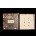 Isabella M. Sterling Silver Stud Earrings Set of 3 Pairs w/ Box – Square CZ - $18.76
