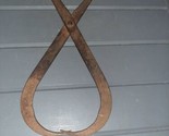 Vintage Antique Cast Iron Ice Block or Hay Bale Tongs 13&quot; - $30.00