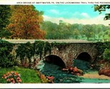 Vtg Postcard Swiftwater PA Pennsylvania Along The Lackawanna Trail Arch ... - $3.91