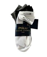 Polo  Ralph Lauren 8 Pairs Low Cut Socks.Black/White/Gray.NWT - $27.12
