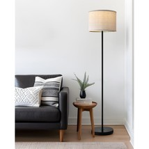 61&quot; Farmhouse Industrial Floor Lamp For Living Room Standing Floor Lamp Rustic F - £56.05 GBP