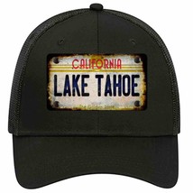 California Lake Tahoe Novelty Black Mesh License Plate Hat - £22.92 GBP