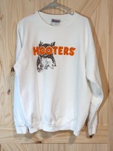 Vintage Hooters 90’s 3d Rubber Letter Sweater Sweatshirt Size Large Employee - $59.35