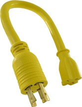 Conntek Pl1430620 L14-30P To 6-15/20R Pigtail Welder Adapter Cord,, Black/Yellow - £33.68 GBP