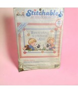 Dimensions Counted Cross Stitch Kit &quot;Precious Children&quot; 1992 VTG 10&quot;X8&quot; ... - £13.89 GBP