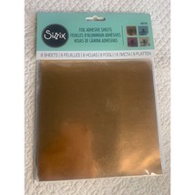 Sizzix Foil Adhesive 8 Sheets 4 Colors - New - $8.87